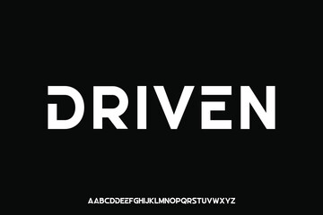 Display alphabet font vector design suitable for headline, poster, logo, magazine and many more