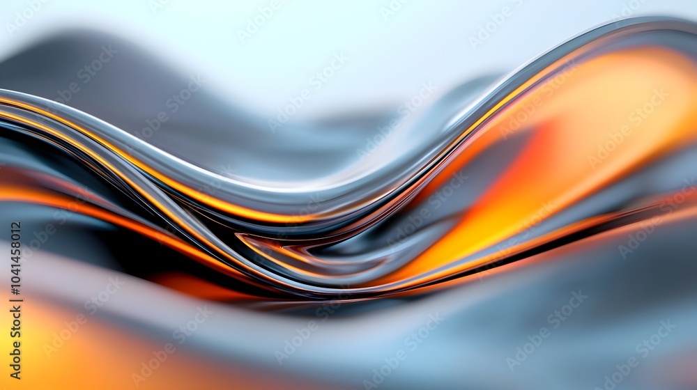 Poster mesmerizing iridescent texture with a dynamic swirling rainbow oil slick effect abstract and futuris