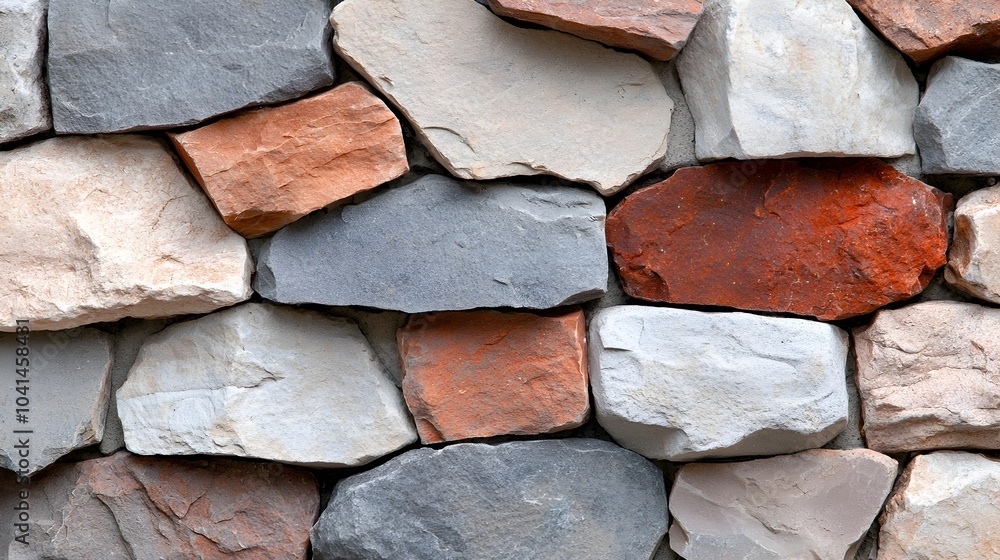 Poster detailed 3d stone wall texture with deep shadows rugged edges and a grungy weathered appearance crea