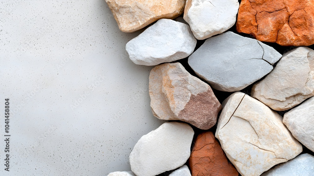 Poster detailed 3d rendering of a rugged weathered rock texture with deep cracks and irregular rough natura