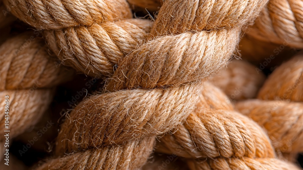 Poster highly detailed 3d render of a braided natural hemp rope texture the intricate pattern and fibers cr