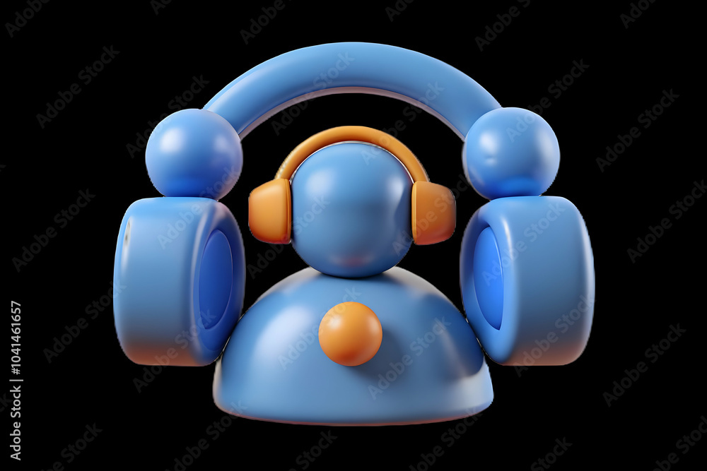 Poster ai symbols customer support helpline design stock image, plain background with ample copy space, ai 
