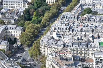 Panorama Paris France Vue de la Tour Montparnasse 7 eme arrondissement immobilier Avenue de Saxe