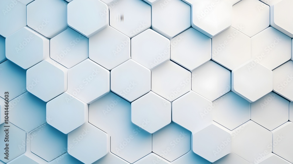Poster detailed 3d honeycomb pattern with matte and gloss contrast creating an immersive and tactile wallpa