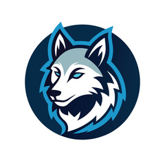 Wolf Mascot Logo Design - Vector Illustration
