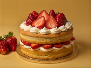 Strawberry Shortcake with Whipped Cream