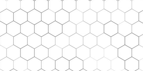 Gray, black, white beehive background. Honeycomb, bees hive cells pattern. Black and white hexagon honeycomb seamless pattern. Honey background, cell mosaic.