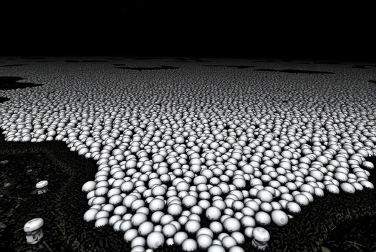 Cirrocumulus stratiformis (Cc str) Sheet like cirrocumulus cover