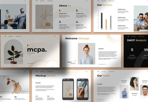 Mcpa Minimal Creative Presentation Template