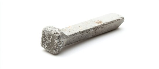 Concrete Nail On White Background