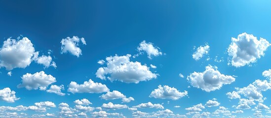 Beautiful Blue Sky Cloudsfor Background Panorama Of Sky