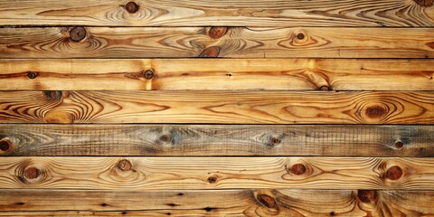 Naklejka premium Rustic Wooden Planks with Knots and Grain Patterns