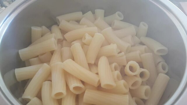 Savor the flavors of traditional Italian cuisine with delicious pasta. Enjoy macaroni cooked to perfection, al dente.