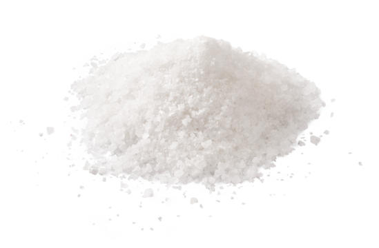 Salt heap isolated.