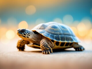 Obraz premium turtle on the rock