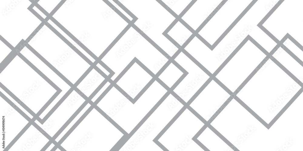 Poster abstract geometric lines background with diamond and triangle shapes. geometric lines white abstract