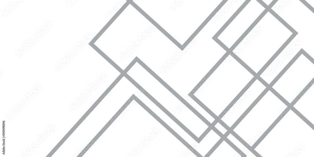 Poster abstract geometric lines background with diamond and triangle shapes. geometric lines white abstract