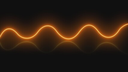 Abstract neon radio waves illustration background