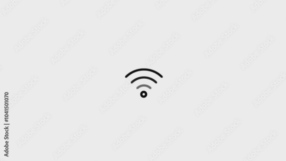 Aufkleber wifi icon vector. signal vector icon. wireless and wifi icon or sign for remote internet access