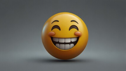 smiley face on a white background