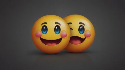 Fototapeta premium smiley face on a white background