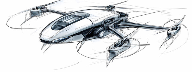 High-Tech Drone Conceptual Design