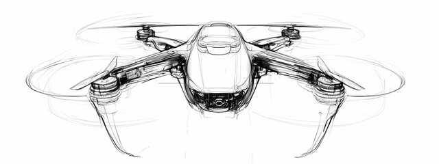 High-Tech Drone Conceptual Design