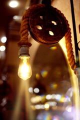 lamps in the night