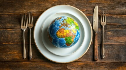 Earth on a Plate:  A Symbol of Consumption