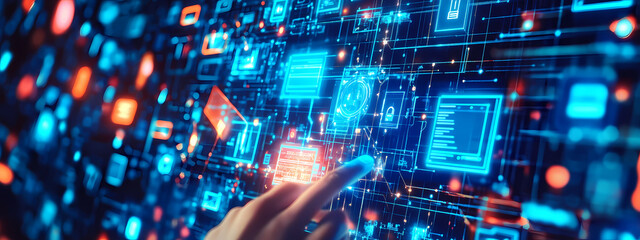 Obraz premium Interacting with Digital Systems