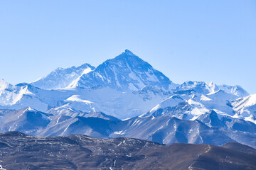 Mount Everest in Tibet