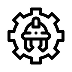 Safety Gear line icon