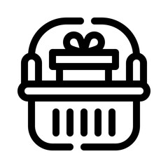 Gift Parcel line icon