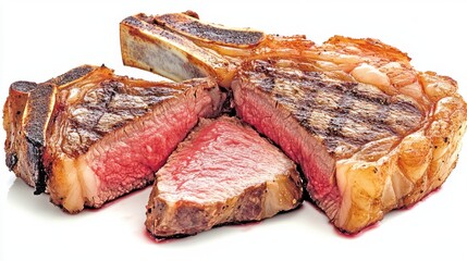 Juicy Grilled Steak with Perfect Marbling