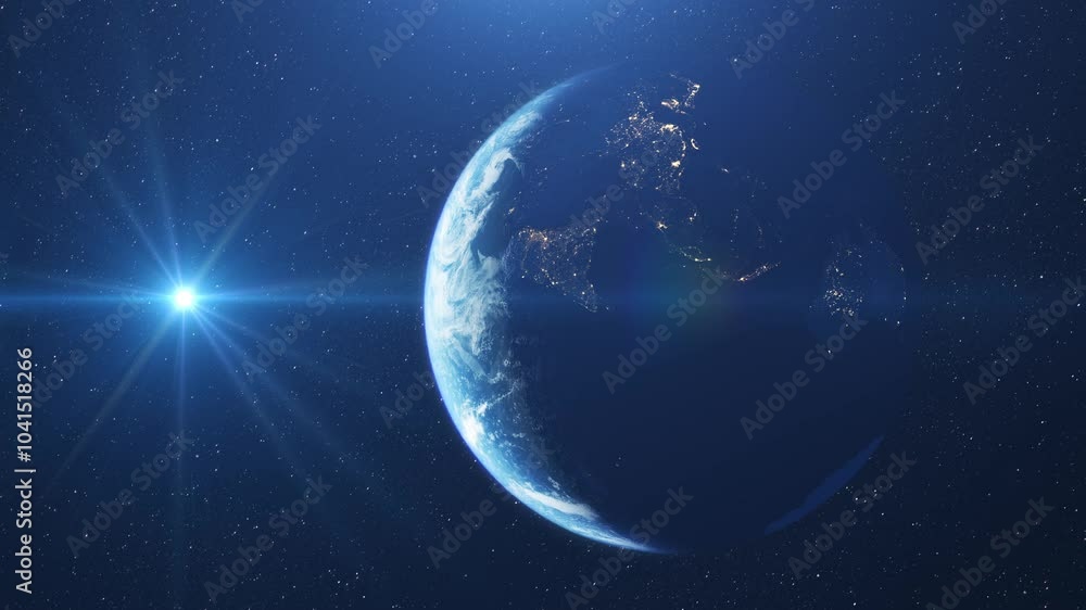 Canvas Prints planet earth in space