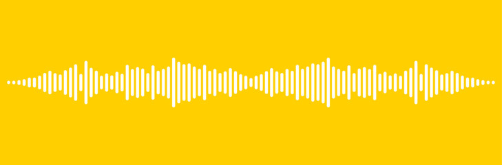 Waves of the equalizer. Audio wave talking. Voice speaking music sound line levels. Podcasting