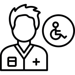 Disabled Persons Assistance Icon