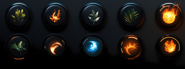 Minimalist Earth Element Interface