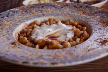fresh and delicious traditional turkish food