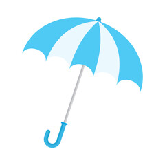 umbrella concept illustration, flat style vector illustration.