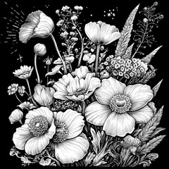 flowers vintage