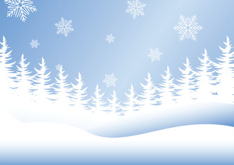 winter background to welcome christmas