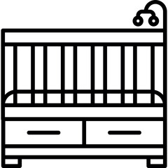 Baby Crib Icon