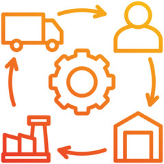 Supply Chain Icon