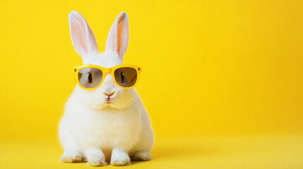 White rabbit, stock photo