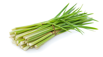 Fototapeta premium Fresh lemongrass isolated on white background