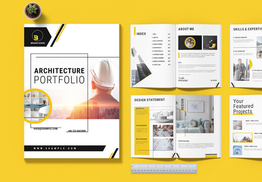 Architecture Portfolio Template Design