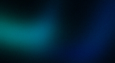 Grainy background blue cyan abstract noise texture vibrant glowing color gradient shape black backdrop dark banner poster header cover wallpaper design