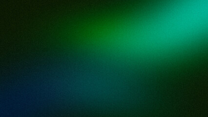 Grainy background blue green abstract noise texture vibrant glowing color gradient shape black backdrop dark banner poster header cover wallpaper design