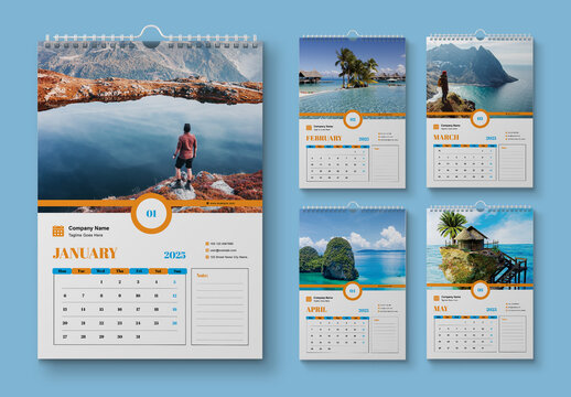 Calendar Template Layout 2025